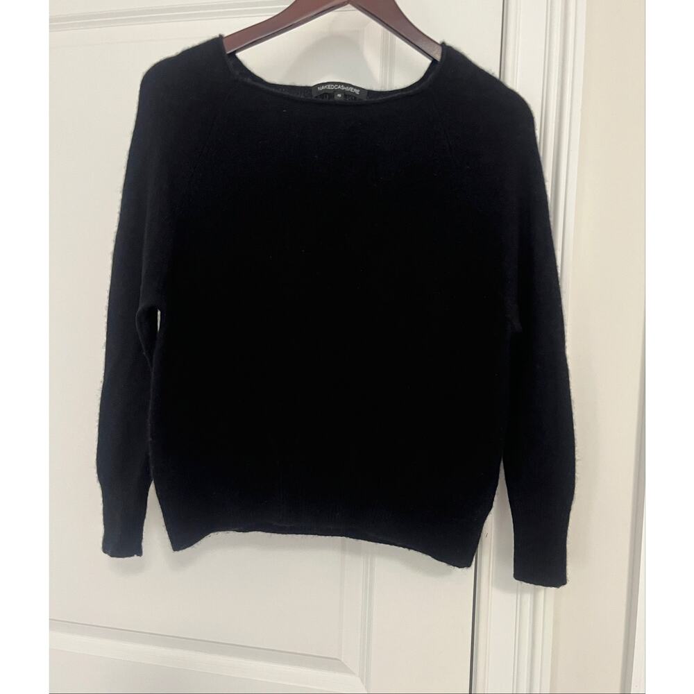 Naked cashmere women sweater Sz. XS black 100% cashmere